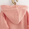 Kép 2/4 - Gyerek frottír fürdőköpeny New Baby Comfortable pink