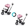 Kép 12/14 - Gyerek háromkerekű bicikli Milly Mally Movi black-pink
