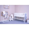 Kép 1/2 - Gyerek kiságy New Baby POLLY standard fehér-szürke