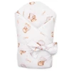 Kép 1/3 - Gyerek pólya New Baby Sweet teddy bear 80x80 cm pink