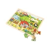 Kép 2/2 - Gyermek fa puzzle Viga Farm 48 db