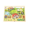 Kép 1/2 - Gyermek fa puzzle Viga Farm 48 db