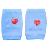 Kép 1/6 - Gyermek térdvédő New Baby ABS-el I Love Mum and Dad kék