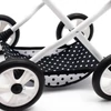 Kép 3/5 - Játék babakocsi New Baby COMFORT fehér - fekete