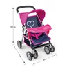 Kép 5/5 - Játék sport babakocsi babáknak Milly Mally Kate Prestige Navy