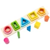 Kép 3/3 - Montessori Baby Mix fa formaberakó színek és formák