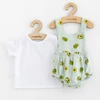 Kép 2/3 - Muslin babakészlet Rövidnadrág és Póló New Baby Avocado