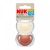 Kép 2/5 - NUK For Nature latex cumi  6-18 h 2 db box piros
