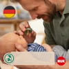 Kép 5/5 - NUK For Nature latex cumi  6-18 h 2 db box piros