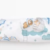 Kép 2/3 - Pamut kiságyba való lepedő pamut New Baby Sárkány 120x60 cm