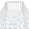 Kép 1/3 - Pamut kiságyba való lepedő pamut New Baby Sárkány 120x60 cm