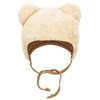 Kép 2/5 - Téli baba sapka és nyakba való kendő New Baby Teddy bear  bézs
