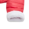 Kép 4/5 - Téli kezeslábas kapucnival és fülekkel New Baby Pumi red raspberry
