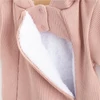 Kép 2/3 - Téli kezeslábas kapucnival New Baby Frosty pink