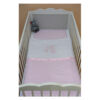 Kép 3/4 - Pihetex Gyermek ágynemű szett Hímzett, vegyes minta, lányos 90 * 140 cm (2 db/sz)