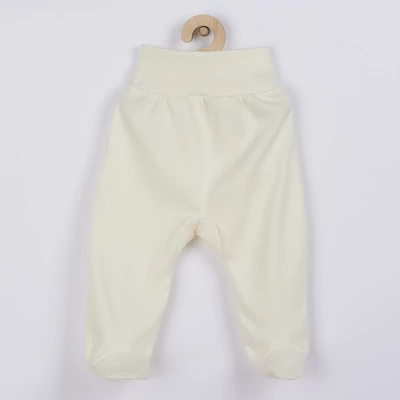 Csecsemő lábfejes nadrág New Baby bézs