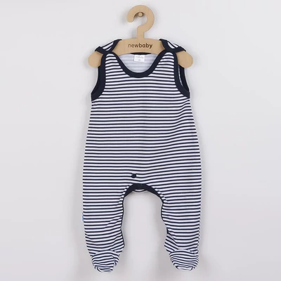 Baba rugdalózó New Baby Classic II kék csíkokkal