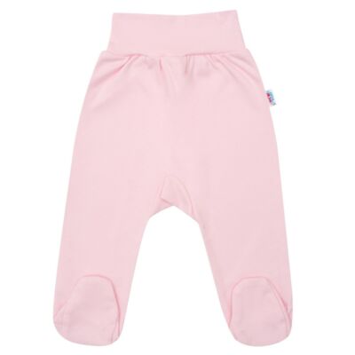 Lábfejes baba nadrág New Baby rózsaszín