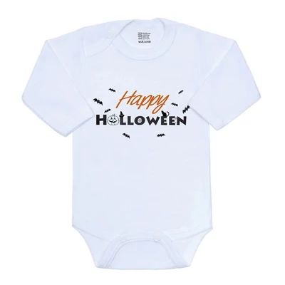 Body nyomtatott mintával New Baby Happy Halloween