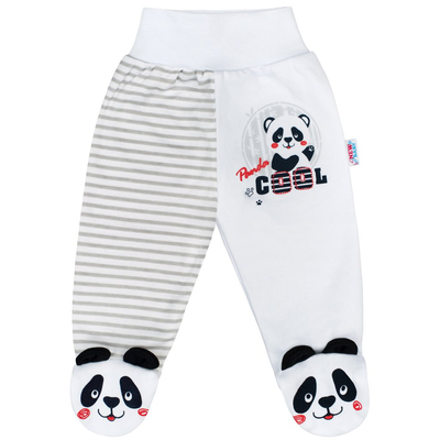 Baba lábfejes nadrág New Baby Panda, több méretben