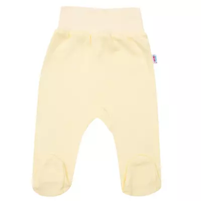 Csecsemő lábfejes nadrág New Baby sárga