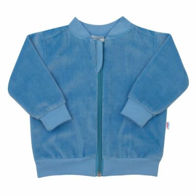 Plüss pulóver szürke New Baby Baby kék