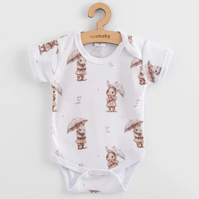 Baba rövid ujjú body New Baby For Babies bunny