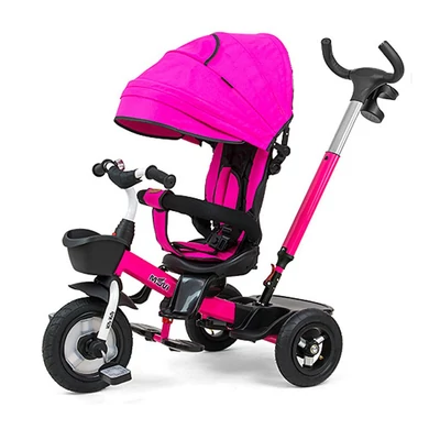 Gyerek háromkerekű bicikli Milly Mally Movi pink (sérült csomagolás)