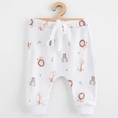 Pamut gyermek Jogger nadrág a New Baby For Babies safari