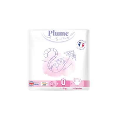 Nid d'ange pelenka Plume (0-ás) 1- 3 kg