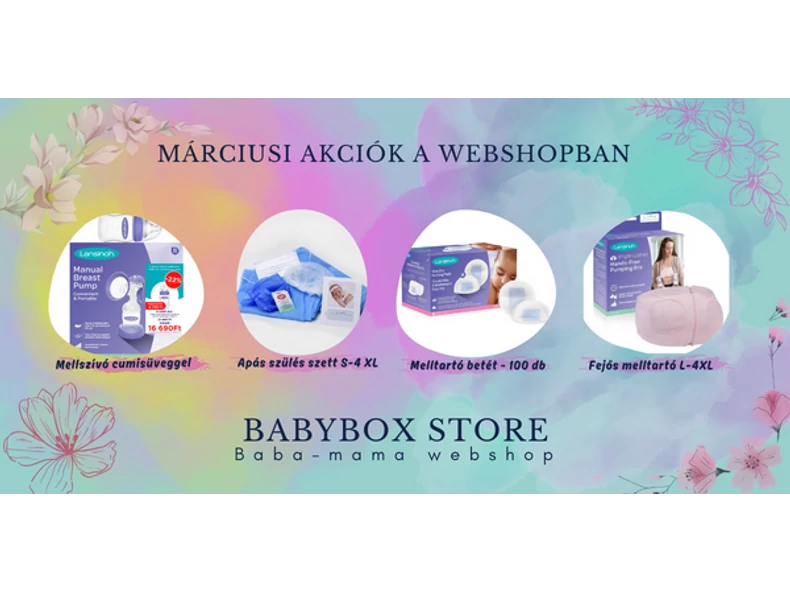 Márciusi akciók a BabyBox Store webáruházban