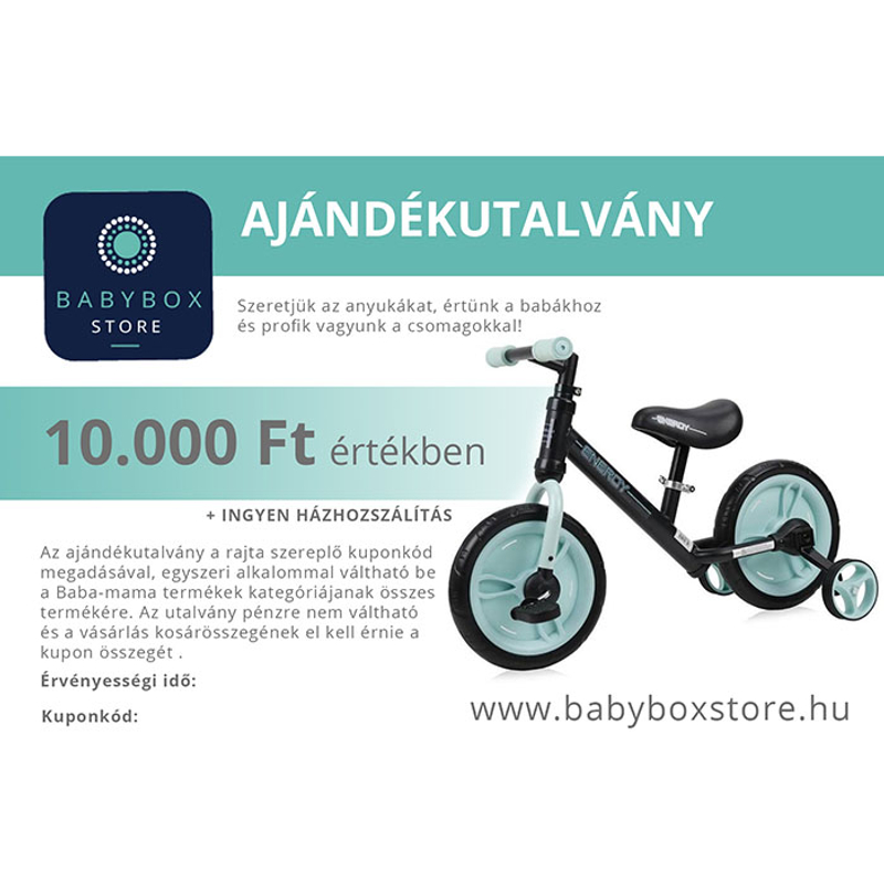 BabyBox Store Ajándékutalvány 10.000 Ft