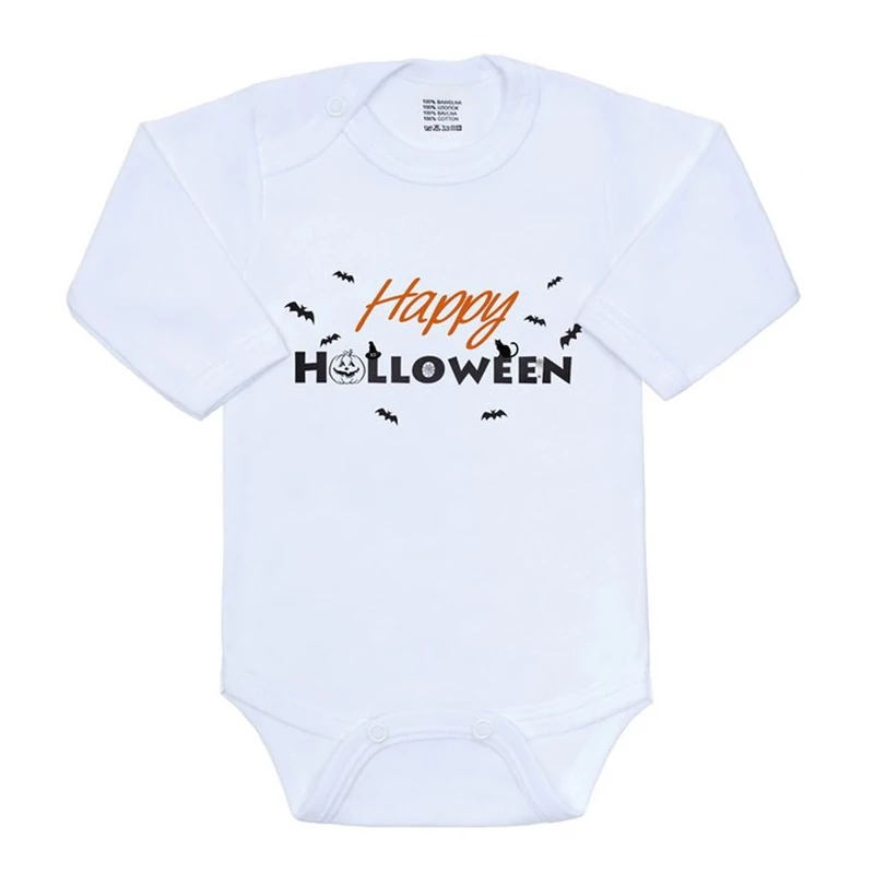 Body nyomtatott mintával New Baby Happy Halloween