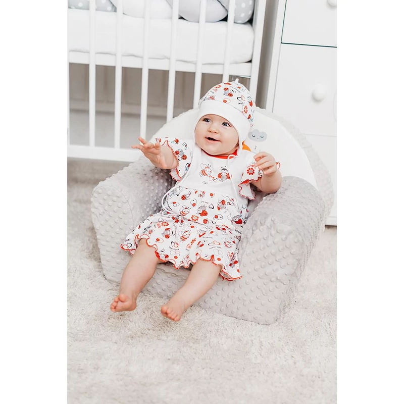 Gyerek pamut sapka New Baby Katica