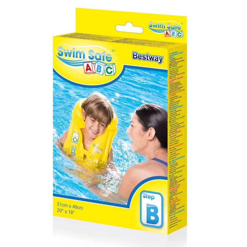 Gyermek felfújható úszó mellény Bestway B típusú 51x56 cm
