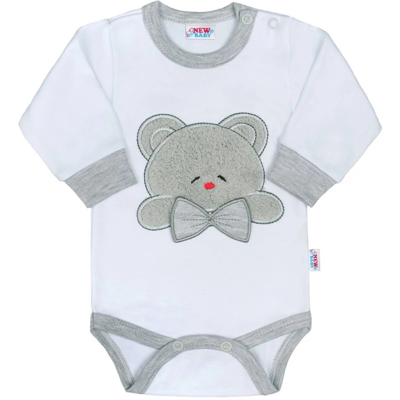 Luxus baba hosszú ujjú body New Baby Honey Bear 3D