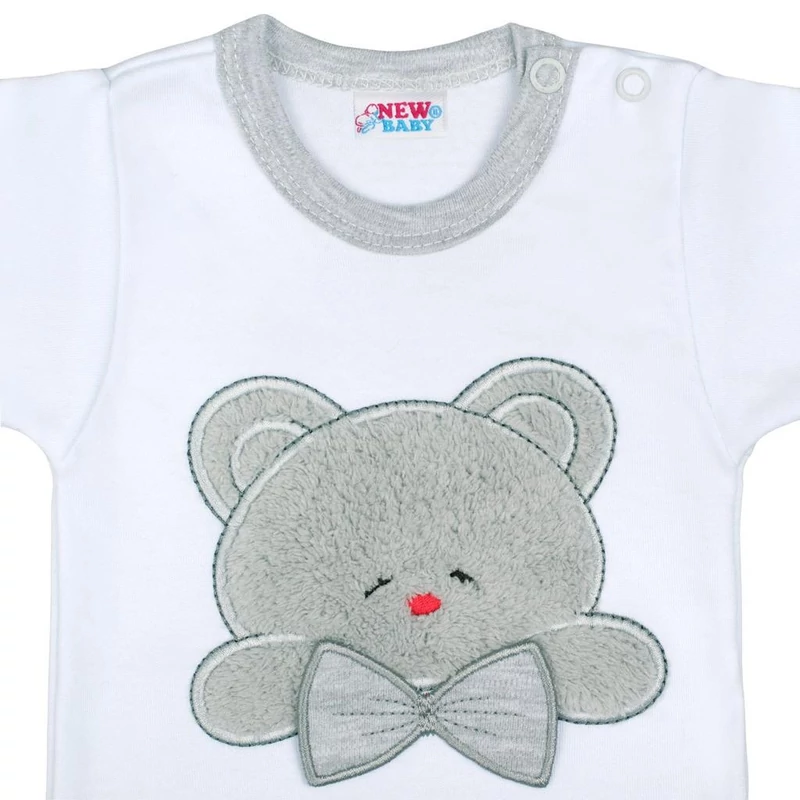 Luxus baba hosszú ujjú body New Baby Honey Bear 3D