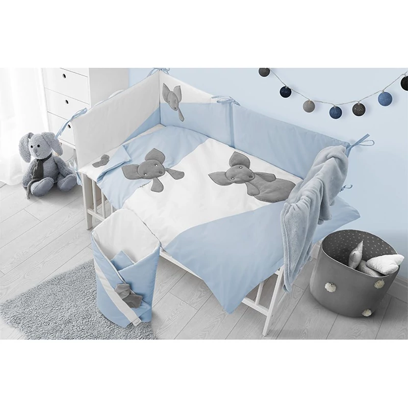 3-részes ágyneműgarnitúra Belisima Mouse 100x135 kék