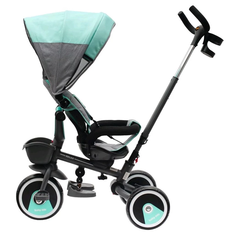 Gyerek tricikli Baby Mix 5az1-ben RELAX 360° rózsaszín