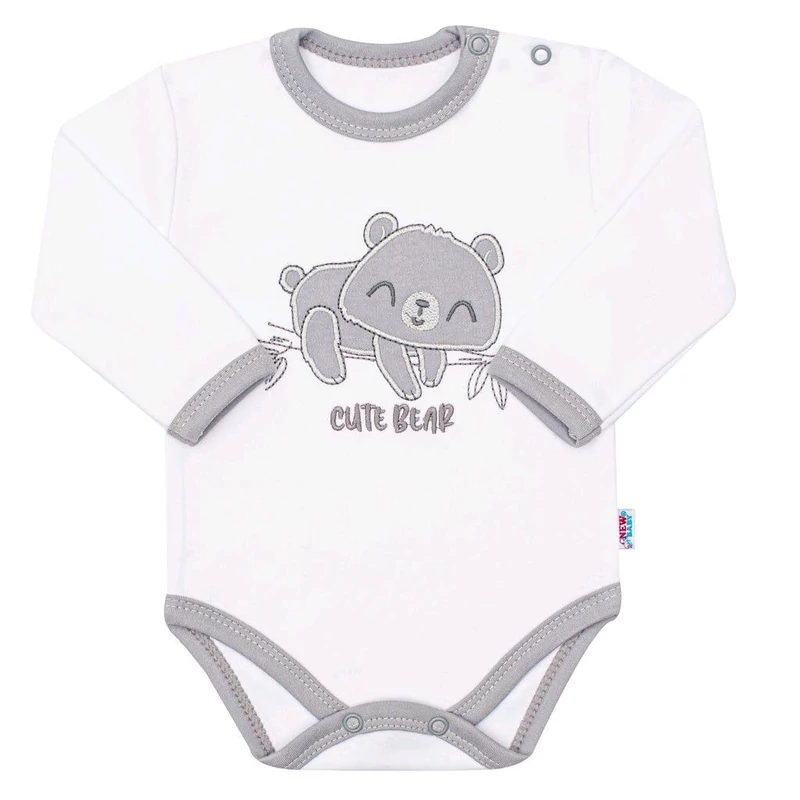 Baba pamut hosszú ujjú body New Baby Cute Bear