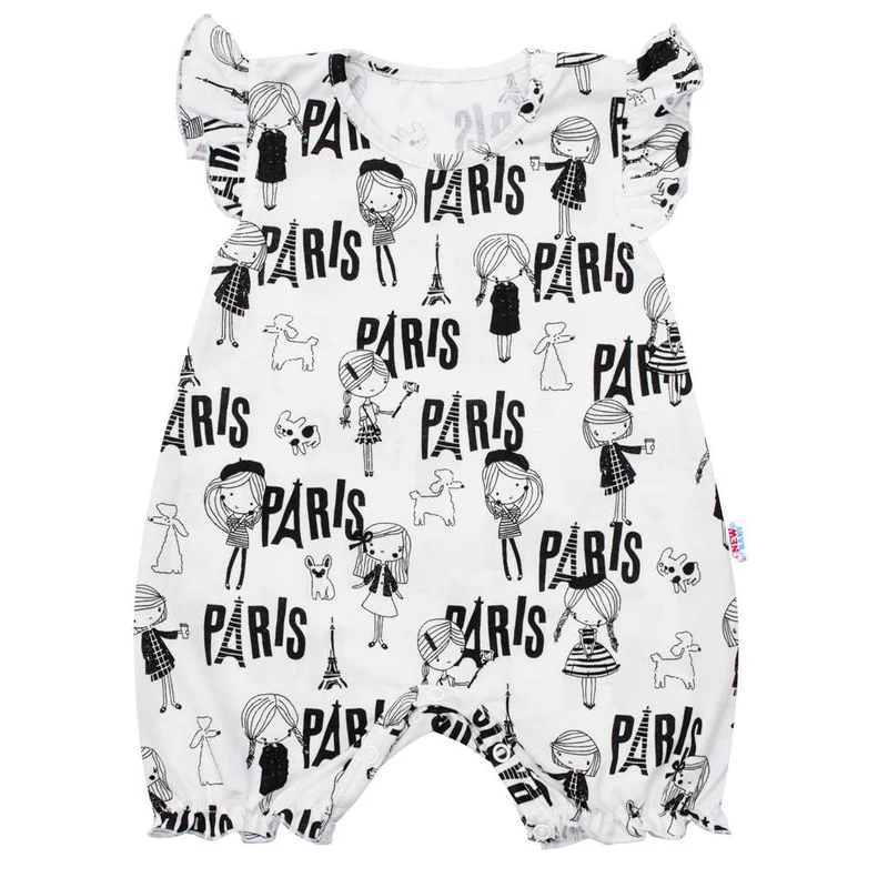 Baba nyári pamut kezeslábas New Baby Paris