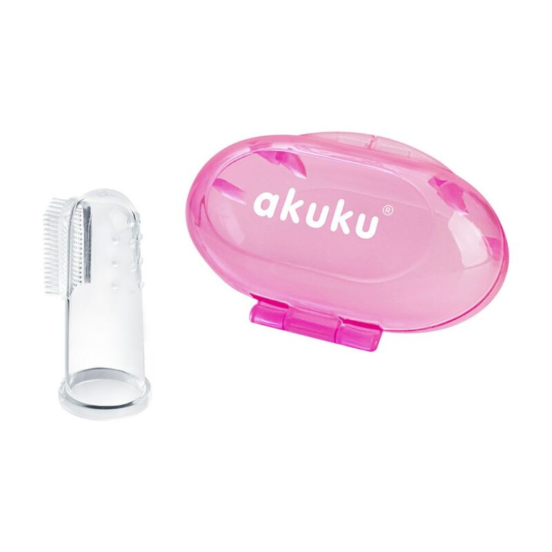Az első fogkefe Akuku rózsaszín több színben
