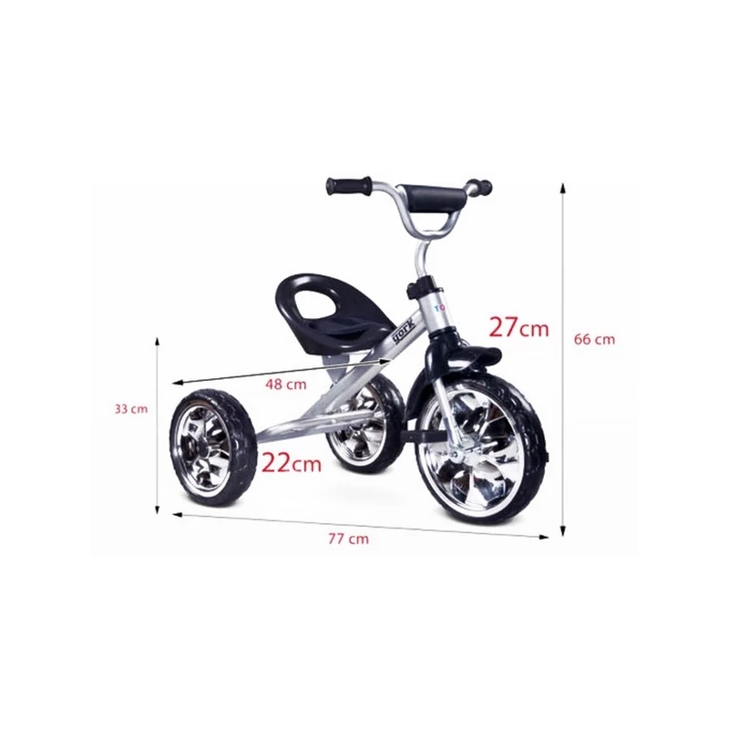 Háromkerekű bicikli Toyz York lila