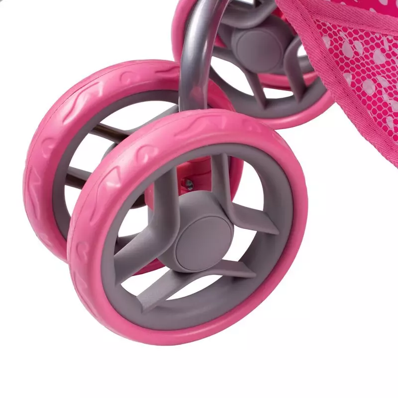Multifunkciós játék babakocsi PlayTo Jázmin világos rózsaszín