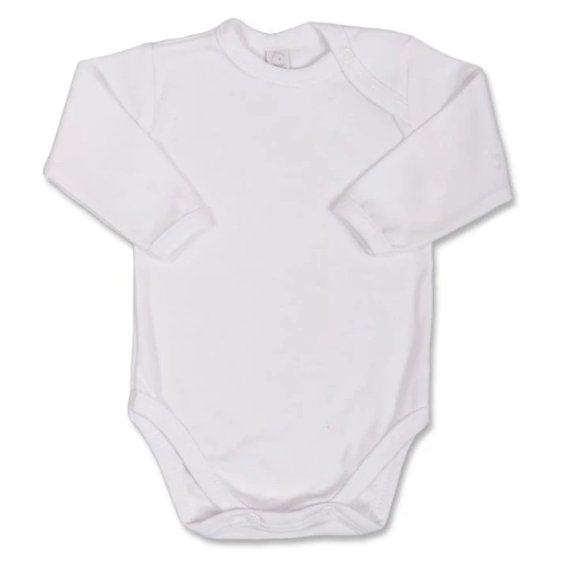 Hosszú ujjú body Bobas Fashion fehér 68 (4-6 h)