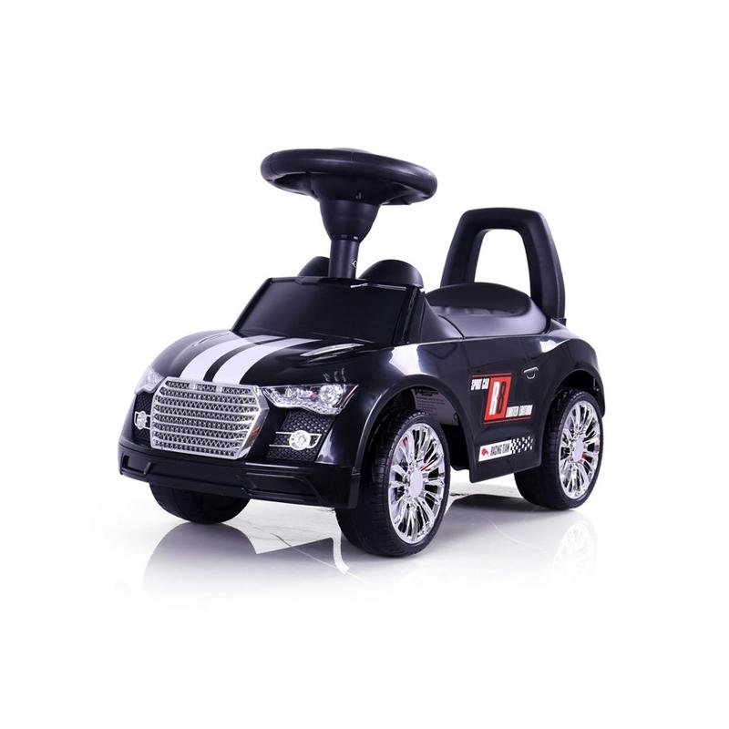 Gyerek lábbal hajtós kisautó Milly Mally Racer black