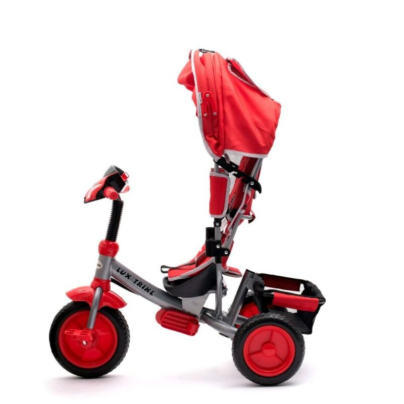 Gyerek háromkerekű bicikli  Baby Mix Lux Trike szürke