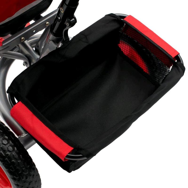 Gyerek háromkerekű bicikli  Baby Mix Lux Trike szürke