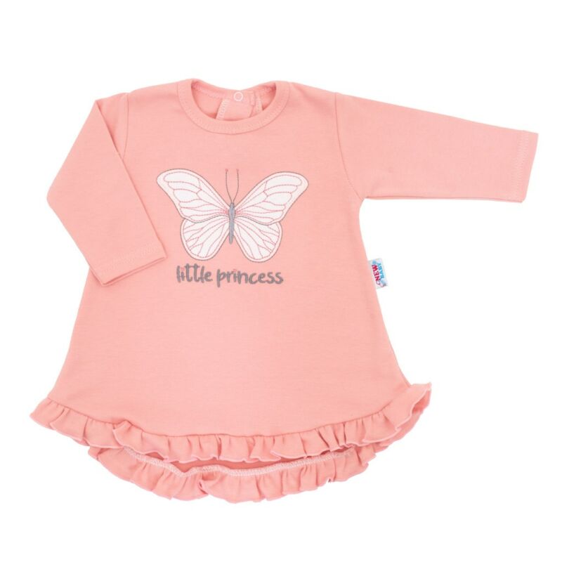 Baba ruha és sapka-turban New Baby Little Princess rózsaszín