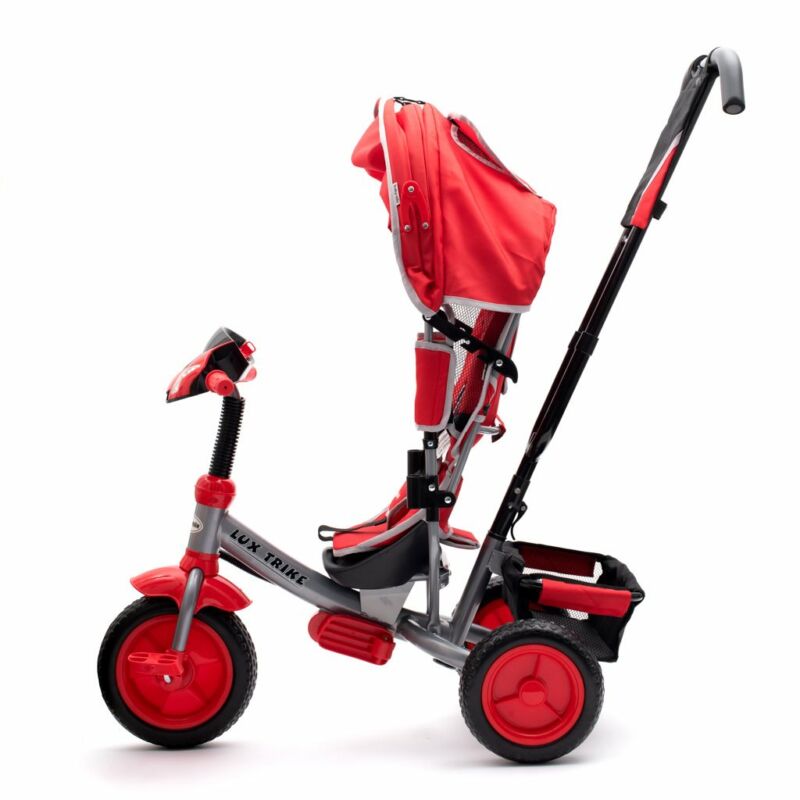 Gyerek háromkerekű bicikli  Baby Mix Lux Trike piros